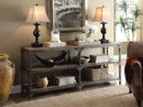 Gorden Weathered Oak & Antique Silver Console Table - Furniture Now (CA)