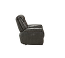 Imogen Gray Leather-Aire Recliner (Power Motion) - Furniture Now (CA)