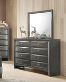 Ireland Gray Oak Mirror - Furniture Now (CA)