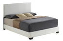 Ireland III White PU Queen Bed - Furniture Now (CA)
