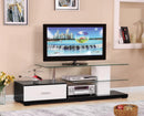 Ivana White & Black TV Stand - Furniture Now (CA)