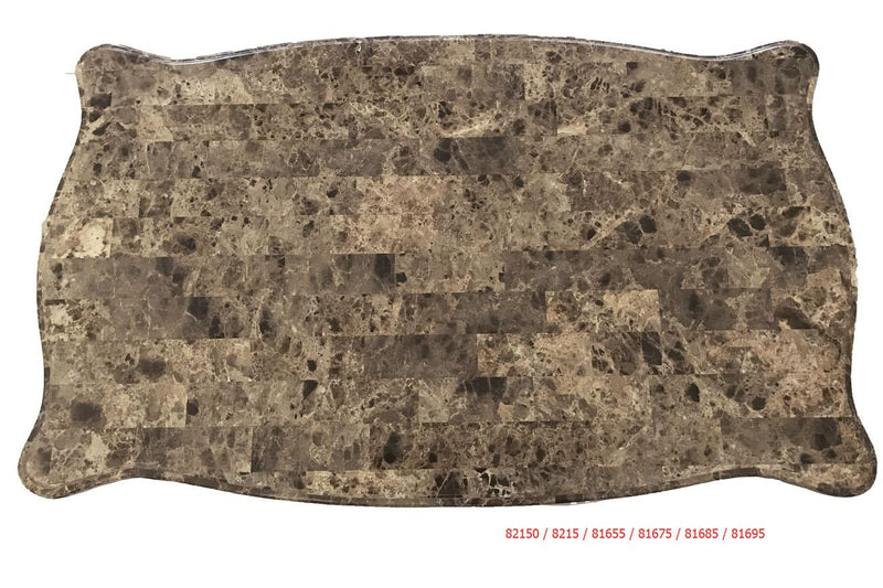 Jardena Marble & Cherry Oak Coffee Table - Furniture Now (CA)