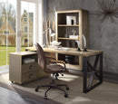 Jennavieve Gold Aluminum Desk - Furniture Now (CA)