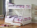 Jason White Bunk Bed (Twin/Full) - Furniture Now (CA)