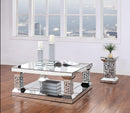 Kachina Mirrored & Faux Gems Coffee Table - Furniture Now (CA)