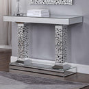 Kachina Mirrored & Faux Gems Console Table - Furniture Now (CA)