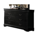 Louis Philippe Black Dresser - Furniture Now (CA)