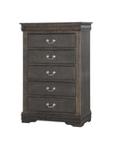 Louis Philippe Dark Gray Chest - Furniture Now (CA)