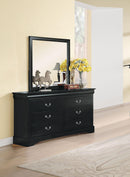 Louis Philippe III Black Dresser - Furniture Now (CA)