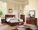 Louis Philippe III Cherry Queen Bed - Furniture Now (CA)