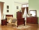 Louis Philippe III Cherry Twin Bed - Furniture Now (CA)
