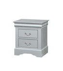 Louis Philippe III Platinum Nightstand - Furniture Now (CA)