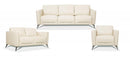 Malaga Cream Leather Sofa - Furniture Now (CA)