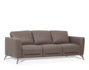 Malaga Taupe Leather Sofa - Furniture Now (CA)