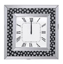 Marku Mirrored & Faux GemStones Wall Clock - Furniture Now (CA)