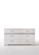 Naima II White High Gloss Dresser - Furniture Now (CA)