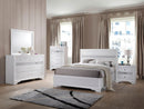 Naima White Twin Bed - Furniture Now (CA)