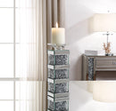 Noralie Mirrored & Faux Diamonds Accent Candleholder - Furniture Now (CA)