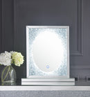 Noralie Mirrored & Faux Diamonds Accent Decor (LED) - Furniture Now (CA)