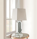 Noralie Mirrored & Faux Diamonds Table Lamp - Furniture Now (CA)