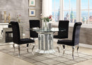 Noralie Mirrored & Faux Diamonds Dining Table - Furniture Now (CA)