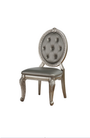 Northville PU & Antique Silver Side Chair - Furniture Now (CA)