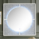 Nowles Mirrored & Faux Stones Wall Decor (LED) - Furniture Now (CA)