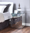 Nysa Mirrored & Faux Crystals Accent Table - Furniture Now (CA)