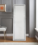 Nysa Mirrored & Faux Crystals Accent Mirror (Floor) - Furniture Now (CA)