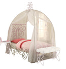 Priya II White & Light Purple Full Bed - Furniture Now (CA)