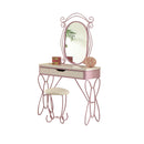 Priya II White & Light Purple Vanity Set - Furniture Now (CA)