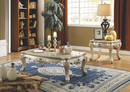 Ranita Marble & Champagne Coffee Table - Furniture Now (CA)