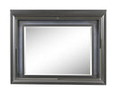 Sawyer Metallic Gray Mirror (LED) - Furniture Now (CA)