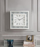 Sonia Mirrored & Faux Agate Wall Clock - Furniture Now (CA)