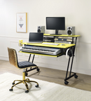 Suitor Yellow & Black Computer Desk - Furniture Now (CA)