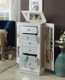 Talor White Jewelry Armoire - Furniture Now (CA)