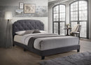 Tradilla Gray Fabric Queen Bed - Furniture Now (CA)