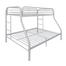 Tritan White Bunk Bed (Twin XL/Queen) - Furniture Now (CA)