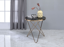 Valora Champagne & Black Glass End Table - Furniture Now (CA)