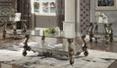 Versailles Antique Platinum & Clear Glass Coffee Table - Furniture Now (CA)