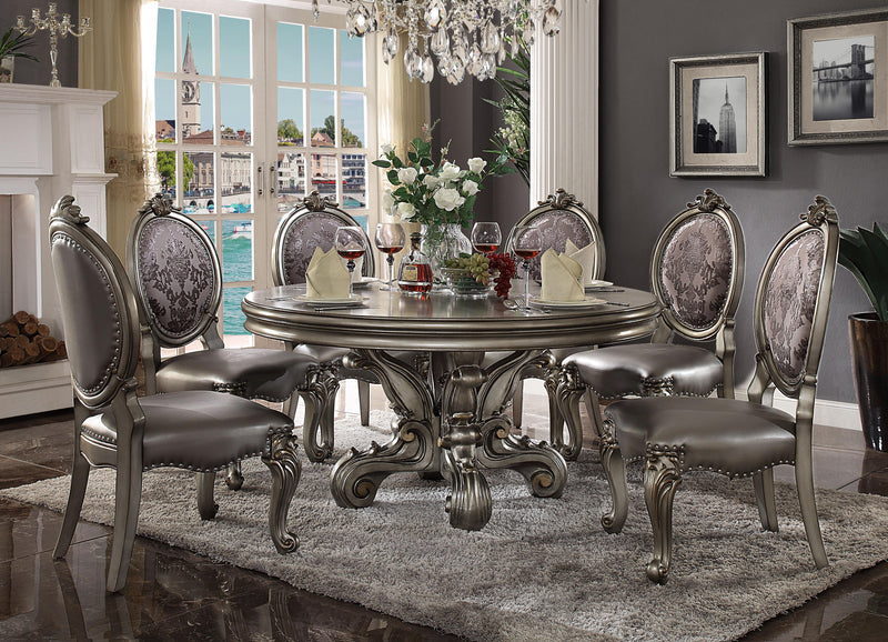 Versailles Antique Platinum Dining Table - Furniture Now (CA)