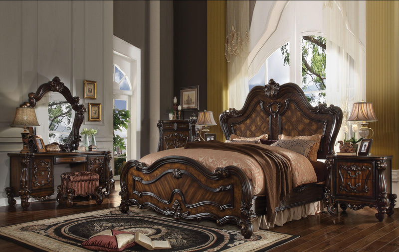 Versailles Cherry Oak Eastern King Bed - Furniture Now (CA)
