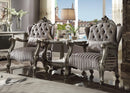 Versailles Velvet & Antique Platinum Chair & 1 Pillow - Furniture Now (CA)