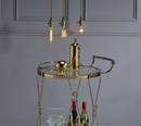 Zekera Champagne Serving Cart - Furniture Now (CA)