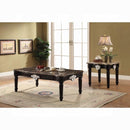 Ernestine Marble & Black Coffee Table - Furniture Now (CA)