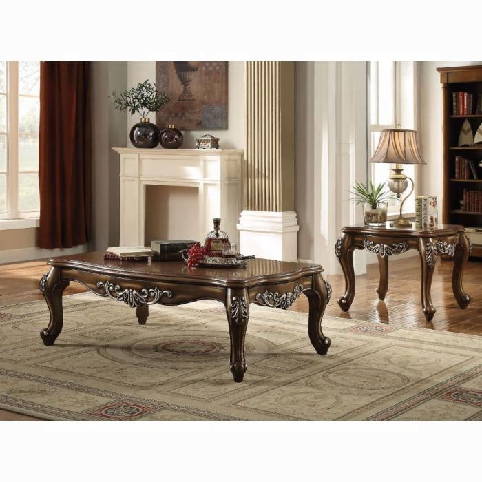 Latisha Antique Oak Coffee Table - Furniture Now (CA)