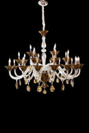 Aico Lighting Rundale 28 Light Chandelier in Clear and Chrome - Furniture Now (CA)