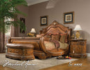 Cortina Cal King Sleigh Bed in Honey Walnut - Furniture Now (CA)