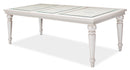 Glimmering Heights Leg Dining Table in Ivory - Furniture Now (CA)