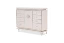 Glimmering Heights Upholstered Dresser in Ivory - Furniture Now (CA)